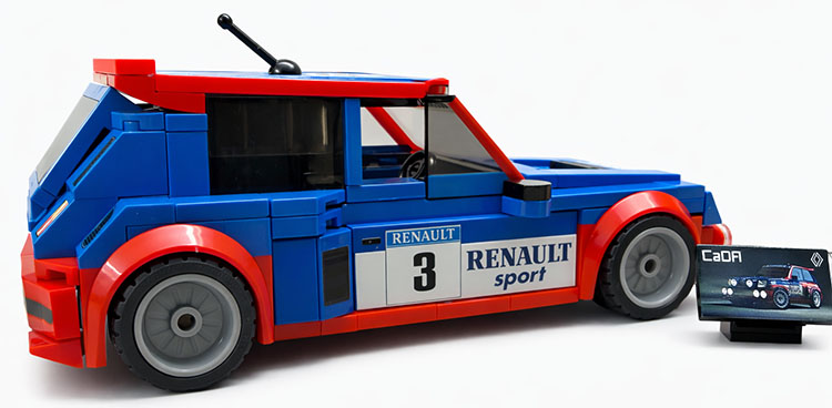 CaDA Renault 5 Maxi Turbo – Maßstab 1:24 – 308 Teile – Bild 5