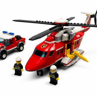 LEGO City 7206 Feuerwehr-Hubschrauber – 342 Teile – gebraucht & komplett
