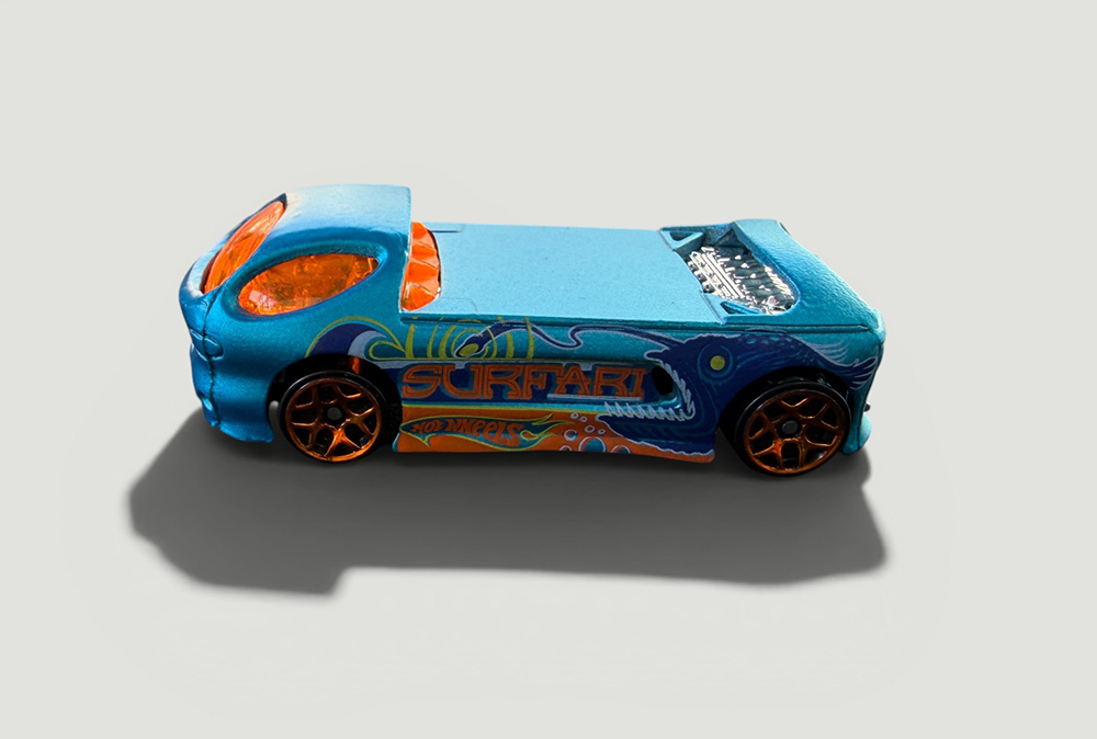 🌊 Hot Wheels Surf Art Cruiser – Ocean Custom Style 🌊