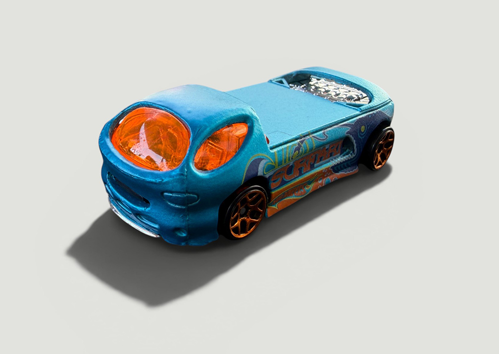 🌊 Hot Wheels Surf Art Cruiser – Ocean Custom Style 🌊 – Bild 3