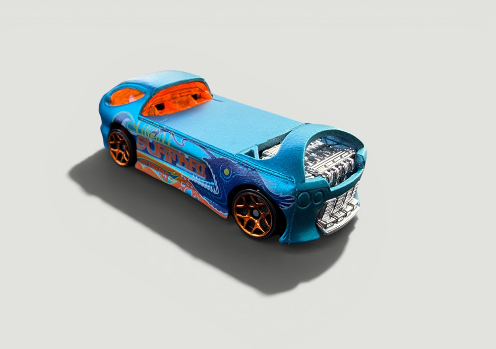 🌊 Hot Wheels Surf Art Cruiser – Ocean Custom Style 🌊 – Bild 2